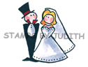 D-182-HK Sm. Wedding Couple
